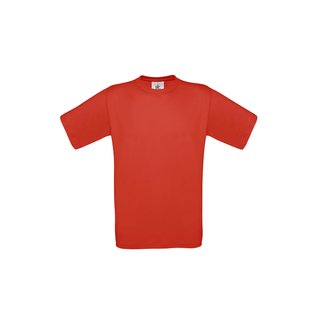 B&C T-Shirt Exact 150 Herren Rot