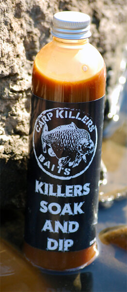 Killer Baits Black Hash Soak & Dip 250ml