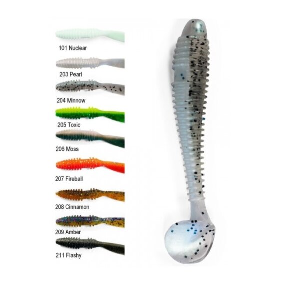 Bulls Eye Hellcrawler 12cm 13g Pearl