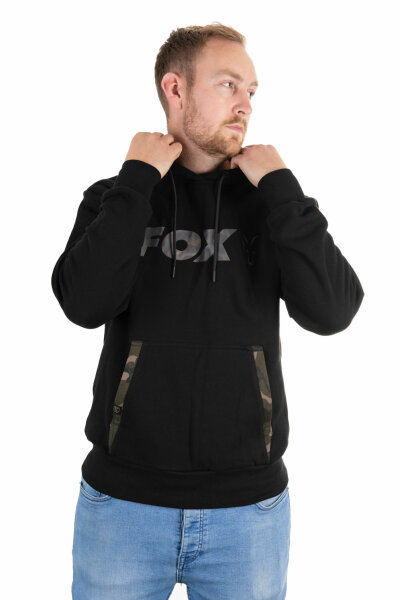 Fox Black / Camo Print Hoody XL