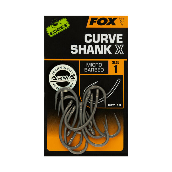 Fox Edges Curve Shank X Size 4