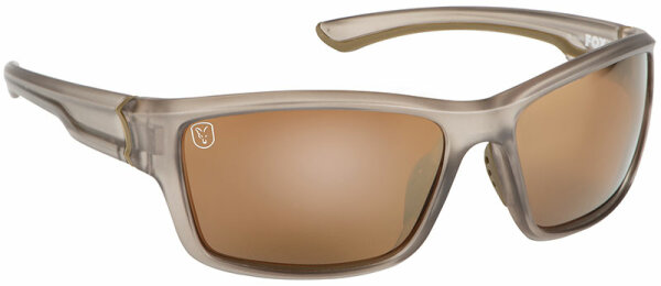 Sunglass Fox Trans Khaki Brown Mirror