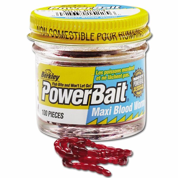 Berkley Power Maxi Blood Worm Zuckmückenlarven