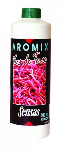Sensas Aromix 500 ml - Regenwurm