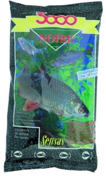 Sensas 3000 1 Kg - Schwarz (Noire)