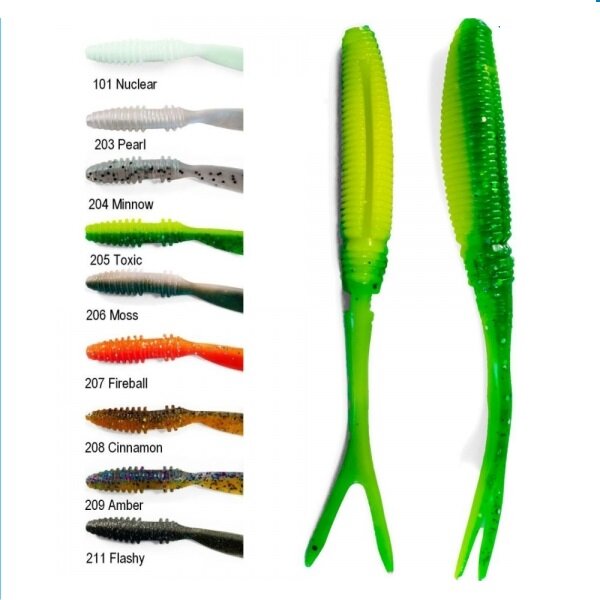 Bulls Eye Deviltail 10cm 4,8gr Moss