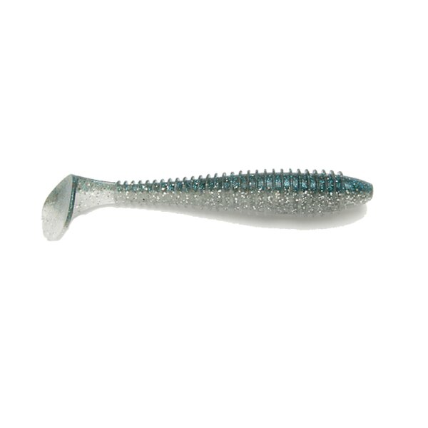 Keitech 3,8"/9,7cm FAT Swing Impact - HASU (Silver Shiner)