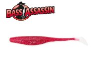 Bass Assassin Sea Shad Strawberry WhiteTail 5 Inch