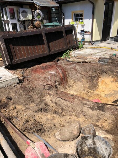 Goldfischteich Sanierung in Groß Lindow