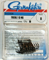 Gamakatsu Hook Trebble 13 NS Gr.8