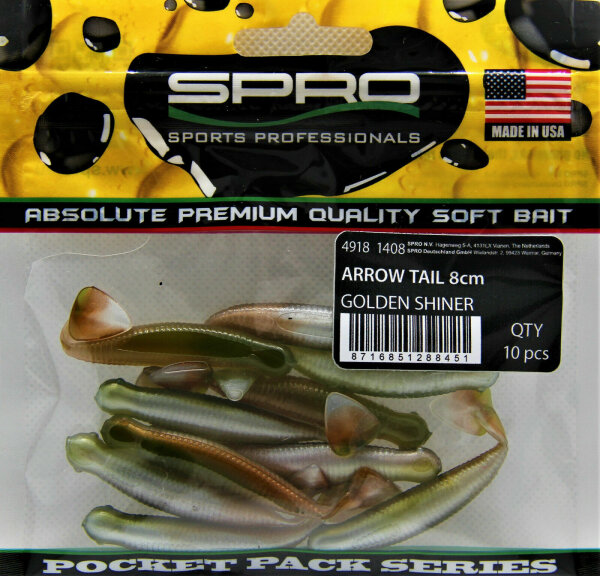 Spro Arrow Tail 8 cm Golden Shiner