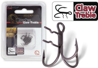 Quantum Claw Treble Hooks mat finish Size 6