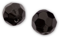 Quantum 4street Glass Bead 8 mm schwarz 12Stück