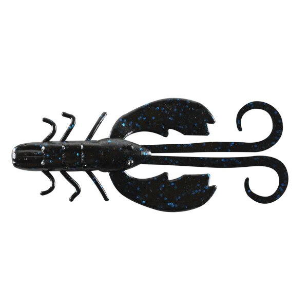 Berkley PowerBait® Crazy Legs Chigger Craw 10cm Black Blue Fleck