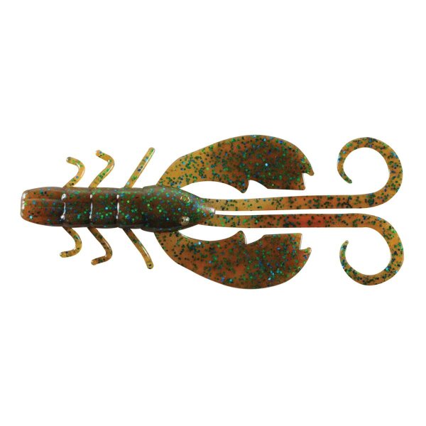 Berkley PowerBait® Crazy Legs Chigger Craw 10cm Pumpkin Green Fleck