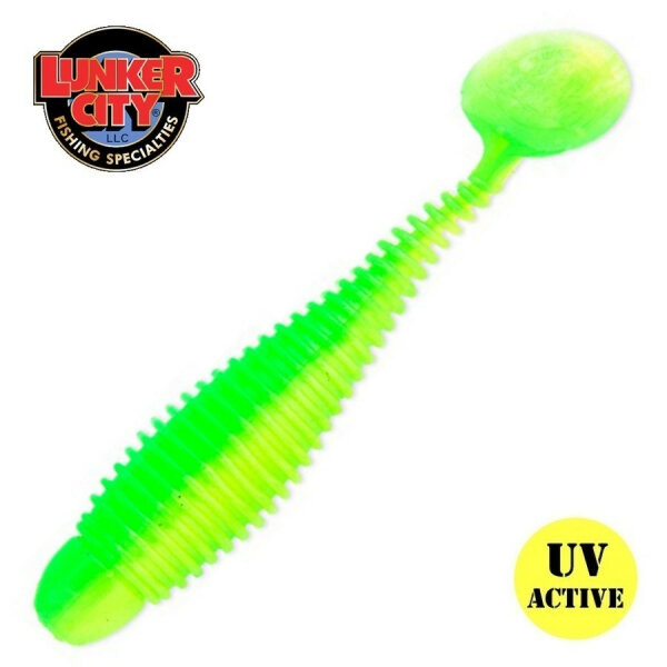 Lunker City 2.75" Grubster - Limetreuse