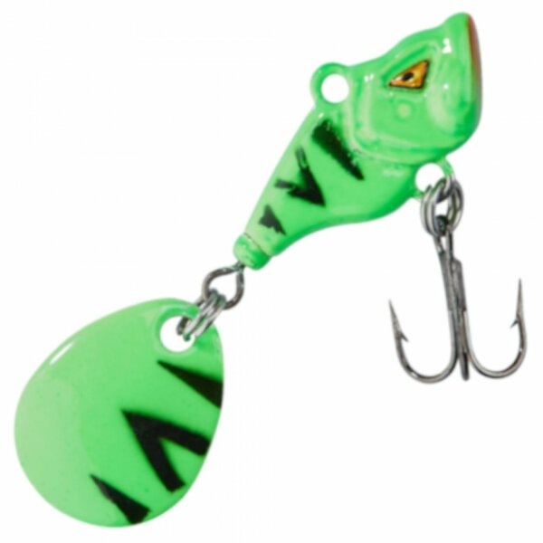 Balzer Shirasu Spin Buddy Green Fire Tiger UV 8g 25mm