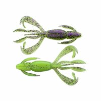 Keitech Crazy Flapper 3,6" Purple Chartreuse...